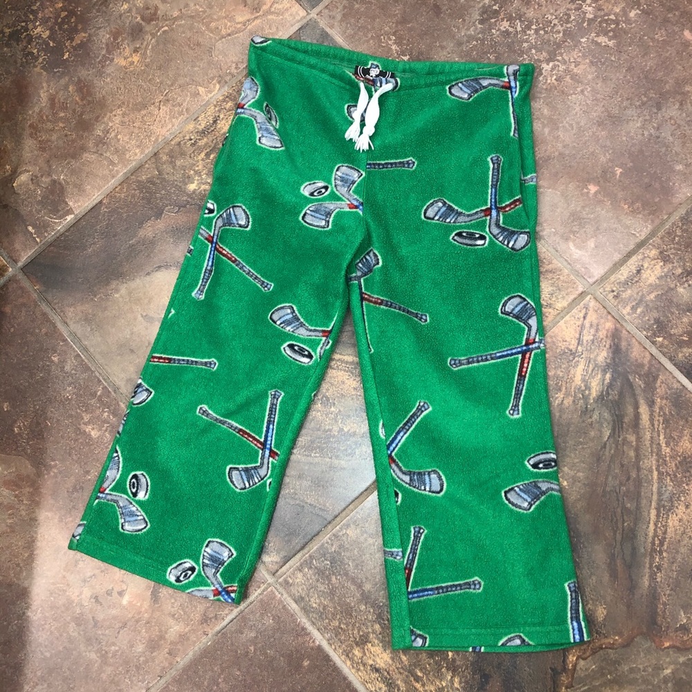 Youth hockey “grandma pants” pajama pants